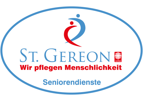 blau rotes Logo von St. Gereon